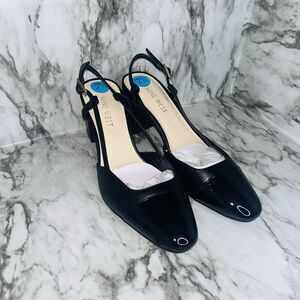 NWOB Nine West Unda Block Heel Slingback Dress Pumps Women 7.5 Workwear Clubwear